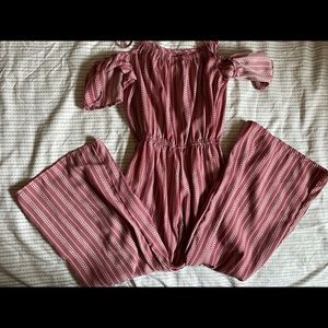 Girl Romper in Mauve
